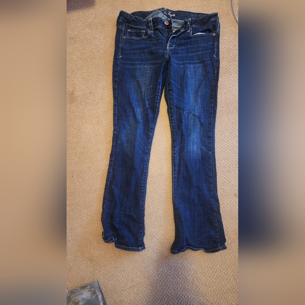 Amerjcan EAGLE 10 Short Skinny Kick Jeans Women